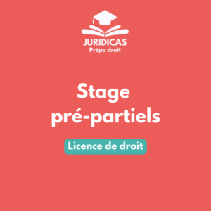 Stage pré-partiels Juridicas