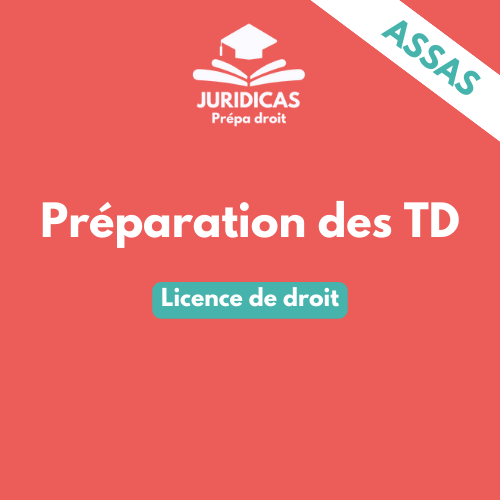 Préparation des TD Juridicas - ASSAS