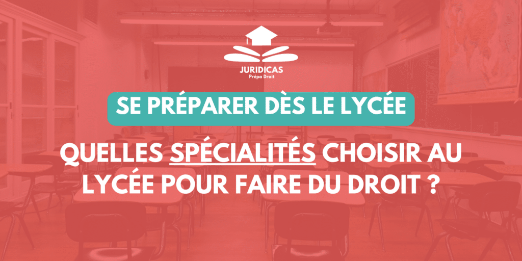 Quelles spécialités choisir en terminale pour faire des études de droit ?