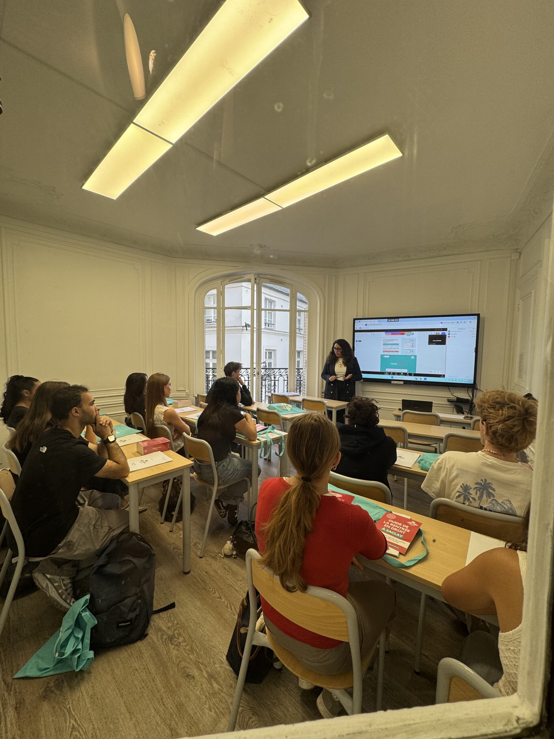 Séances de TD en classe à Saint-Germain