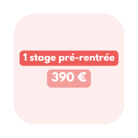 Stage pré-rentrée